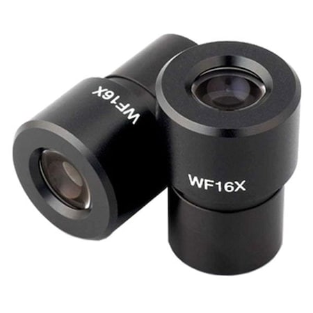Pair Of 16X Widefield Microscope Eyepieces 23mm
